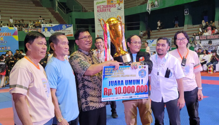 Kejurnas Karate “Sulut Open 2025” Sukses Digelar, Perebutkan Piala Tetap Gubernur Sulut