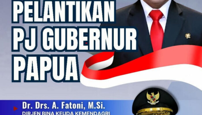 Agus Fatoni Dilantik sebagai Penjabat Gubernur Papua, Gantikan Ramses Aburaksa Limbong