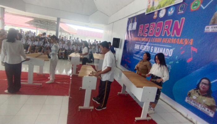 Lahir Kembali dengan Makna Baru, SMK Negeri 6 Manado Meriahkan MPLS dengan Pentas Seni
