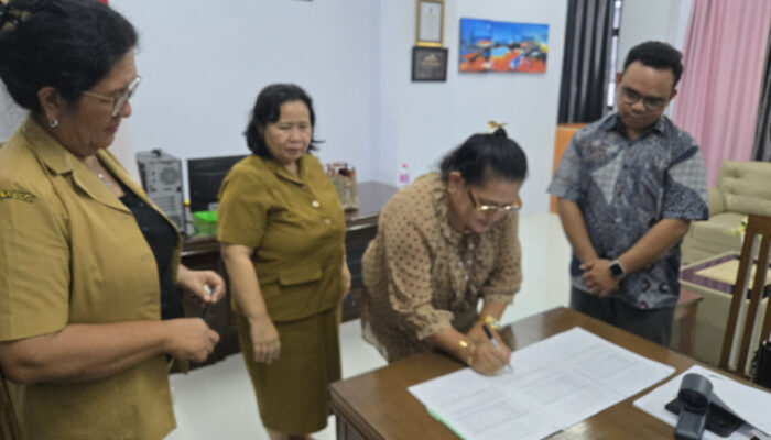 Perpustakaan SMK Negeri 6 Manado Terakreditasi, Jadi Langkah Akreditasi Sekolah Naik Level