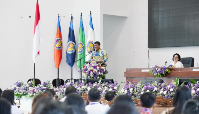 Gandeng Unima Sebagai Pilar SDM Unggul Pembangunan Sulut, Yulius Selvanus Paparkan Kebijakan Pembangunan