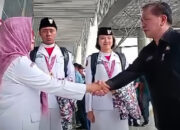 Tiba di Sulut, Bianca dan Firgi Disambut Istimewa Pemprov Sulut