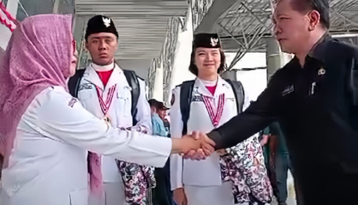 Tiba di Sulut, Bianca dan Firgi Disambut Istimewa Pemprov Sulut