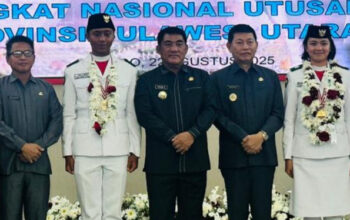 Tak Hanya Sambutan Meriah, Bianca, Firgi dan Paskibraka Sulut Dapat Bimbingan Karir Masa Depan dari Gubernur Yulius Selvanus.