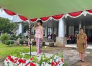 Kenakan Pakaian Adat, Pemkab Minsel Gelar Upacara HUT Provinsi Sulut Ke-61