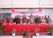 Diikuti 4 Kecamatan, Kesbangpol Minsel Gelar Sambang Desa dan Sosialisasi Kamtibmas di Desa Tumpaan Baru