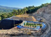 Polisi Pasang Police Line di Lokasi Tambang Emas Ilegal di Molobog Boltim