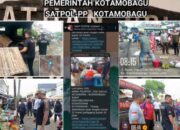 Satpol-PP Kotamobagu Tegas Tertibkan PKL Nekat Berjualan di Bahu Jalan