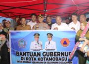 Wali Kota Kotamobagu Serahkan Bantuan Gubernur Sulut untuk Korban Kebakaran di Gogagoman