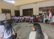 Suasana pemilihan pengurus OSIS SMAS Katolik St. Thomas Aquino Manado.