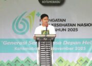 Wakil Wali Kota Kotamobagu Ajak Generasi Sehat Jadi Pilar Indonesia Emas di Peringatan HKN ke-61