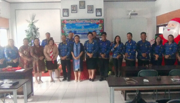 MKKS SMK Kota Bitung Gelar Ibadah Syukur Sambut Natal dan Tahun Baru