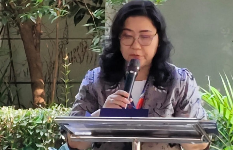 Laporan Ketua Panitia Paskah Unsrat 2026 Prof. Dr. Eng. Lianny Amelia  Hendratta, MS yang juga Dekan Fakultas Teknik Unsrat.