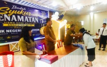 SMKN 1 Tomohon Luluskan 130 Siswa dalam Ibadah Syukur Penamatan Angkatan ke-17