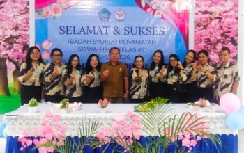 SMAN 1 Pineleng Mengadakan Ibadah Syukur Kelulusan Kelas XII dengan Tema “Dari Siswa Untuk Siswa”