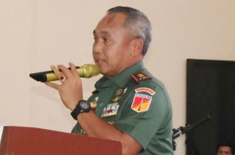 Sambutan Pangdam Kodam XIII/Merdeka.