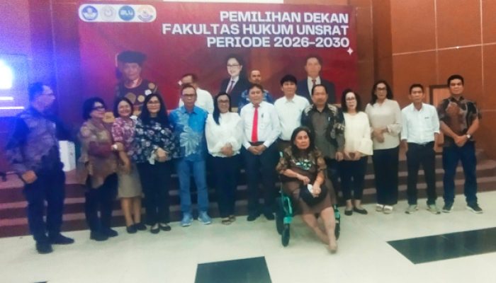 Prof Jacobus Ronald Mawuntu Dekan FH Unsrat Periode 2026-2030, Rencanakan Pendirian Program Profesi Kenotariatan
