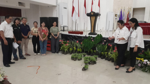 Taman hias Jurusan Teknologi Pertanian,
